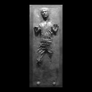 Hans Solo Frozen in Carbonite